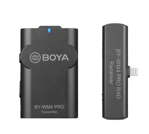 BOYA BY-DM1 Micro cravate numérique omnidirectionnel avec connecteur  Lightning