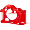 EasyCover Protection Silicone pour Canon R5II Rouge